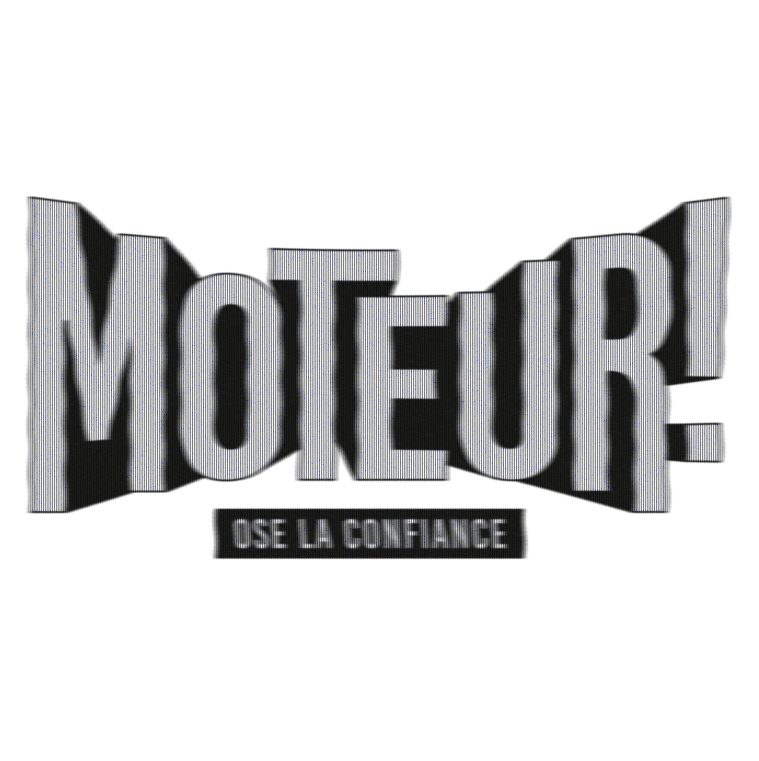 Moteur – Logo N&B transparent